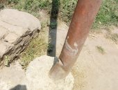 شكوى من تهالك أعمدة الإنارة بقرية الشيشينى بكفر الشيخ