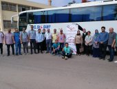 انطلاق قافلة جامعة المنصورة الطبية والبيطرية "جسور الخير4" لجنوب سيناء