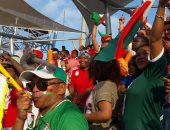 صور.. اشتعال مدرجات مشجعى منتخب مدغشقر بالهتافات فى استاد الإسكندرية
