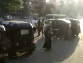 قارئ يرصد موقف توك توك عشوائى بشارع أحمد عرابى بالمهندسين