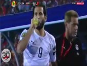 فيديو.. مروان محسن يشارك أمام أوغندا بعد إصابة كوكا