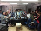 أعضاء نقابة الإعلاميين الجدد يؤدون القسم المهنى بمبنى إذاعة الإسكندرية