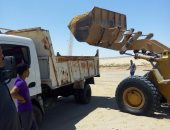 انطلاق حملات فتح طرق ورفع إشغالات بمدينة بئر العبد