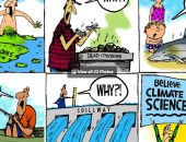 كاريكاتير "يو إس نيوز" يسخر من منكرى تغير المناخ