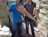 جمارك الدخيلة تحبط تهريب كمية من الشماريخ والألعاب النارية 