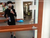 شاهد أحدث صور محمد صلاح فى الجيم استعداداً لدور الـ16