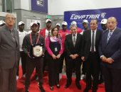 صور.. بعثة منتخب ناميبيا تغادر القاهرة بعد وداع بطولة كأس الأمم الأفريقية