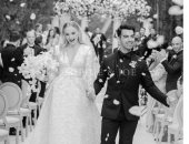 شاهد إطلالة "صوفى تيرنر" فى حفل زفافها بفستان من ماركة شهيرة