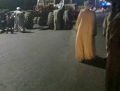 مصرع شاب وإصابة 5 فى إنقلاب سيارة خلال زفة عروسين بمدينة إسنا
