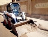 صور.. حملات لإزالة الإشغالات بكفر الشيخ والمحافظ يتابع رصف وإصلاح الشوارع