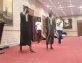 نجوم كوت ديفوار يؤدون صلاة الجمعة فى العين السخنة.. صور 