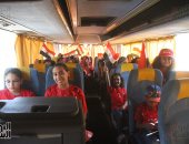 صور.. أسر الشهداء يلبون دعوة الرئيس السيسي بحضور مباراة مصر وجنوب أفريقيا