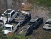 شاهد.. آثار الدمار الهائلة بمركز التسوق بولاية فلوريدا الأمريكية