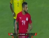 شاهد.. أول ظهور لـ"أحمد على" مع المنتخب فى الكان أمام جنوب أفريقيا