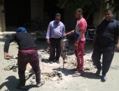 صور.. مياه الأقصر تجرى تطهير شامل لخطوط وشبكة الصرف الصحى بالبياضية