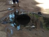 قارئ يشكو من غرق منطقة المطبعه فيصل بمياه الصرف الصحى   