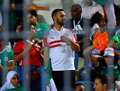 صور.. مشجع زملكاوى يدعم الجزائر أمام غينيا