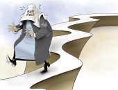 كاريكاتير الصحف الإماراتية.. إيران تسير على طريق غير مستقيم بسبب الاتفاق النووى