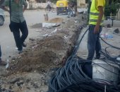 صور.. بعد تكرار الحوادث .. رفع كفاءة الانارة بالطريق الدولى شرق الاسكندرية