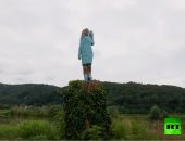شاهد.. تمثال لـ"ميلانيا ترامب" بمسقط رأسها فى سلوفينيا