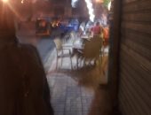 سكان شارع المفتش بباب شرق فى الإسكندرية يشكون من اشغالات الطريق