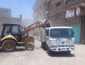 رفع 105 أطنان مخلفات بناء بمدينة الأقصر حفاضا على المظهر الحضارى