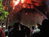 فيديو.. رئيس دير الأنبا بولا: "لا خسائر فى الأرواح جراء حريق المقر أمس"
