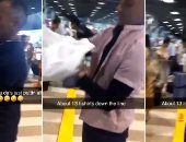 15قميص فوق بعض.. مسافر يحتال لعدم دفع الرسوم فى مطار فرنسى.. فيديو