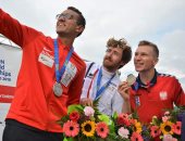 صور.. عداد الميداليات يصل لـ3 بعد فضية أحمد الجندى فى بطولة العالم للخماسى