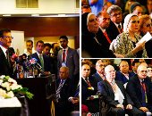 من كل قارات العالم.. 55 كيانا مصريا يجتمعون على أرض مصر بأول مؤتمر للكيانات المصرية بالخارج.. الهجرة تفتتح فعالياته رسميا وتصطحب الكيانات لعرض لفيلم "الممر" والمشاركون يهتفون: "تحيا مصر"