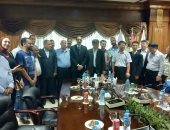 ميناء الإسكندرية يستضيف وفدا نقابيا من إتحاد شاندونج للنقابات العمالية بدولة الصين 