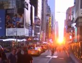 شاهد غروب مبهر لشمس "مانهاتن" فى نيويورك