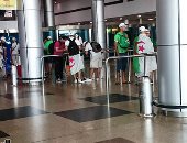 مطار القاهرة يستقبل 10 طائرات لمشجعى تونس والجزائر ..صور