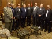 وفد من قضاة مجلس الدولة يزور المحكمة الدستورية والنقض لتهنئة رؤسائها