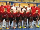 منتخب مصر بالأحمر فى افتتاح مبارياته بأمم أفريقيا للصالات أمام غينيا
