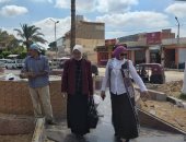 صور.. رئيس مدينة برج العرب تشدد على الانتهاء من أعمال تطوير ميدان النافورة