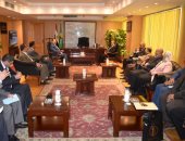 محافظ الفيوم يلتقى وفد مجلس بغداد لتعزير سبل التعاون المشترك