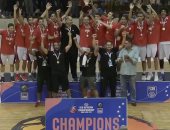 شاهد.. رقص واحتفال منتخب السلة بعد التتويج بالبطولة الأفريقية