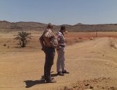 صور.. وفد من وزارة الرى يتفقد مخرات الحماية من مخاطر السيول بأسوان