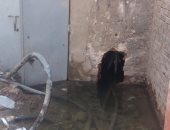 فيديو.. مياه الصرف تحاصر كشك كهرباء بالجيزة وتنذر بحدوث كارثة