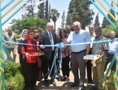 رئيس جامعة مدينة السادات يفتتح مشتل إنتاج نباتات الزينة بالجامعة