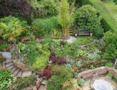 الحديقة السرية.. زوجان ينفقان حوالى 40 ألف جنيه استرلينى لتزيين حديقة منزلهما