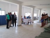 نائب رئيس جامعة الإسكندرية يتفقد اختبارات القدرات بكليتى التربية والفنون الجميلة