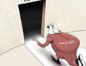 كاريكاتير الصحف الاماراتية ..  نظام الحمدين يتجه الى طريق اللاعودة