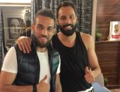 أحمد دويدار يزور جنش بعد جراحة أكيلس 