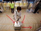 الناخبون فى اليابان يصوتون فى انتخابات مجلس الشيوخ