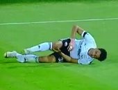 فيديو.. أكرم توفيق يتخلى عن القناع أمام الزمالك