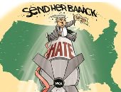 ترامب يطلق قذائف الكراهية استعداد للانتخابات.. كاريكاتير USA Today