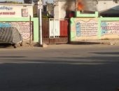 تعليم بنى سويف : حريق غرفة أمن مدرسة أحمد عبده سببه وصلة كهرباء عشوائية