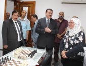 صور.. نقيب المهندسين يفتتح بطولة كأس مصر للشطرنج 